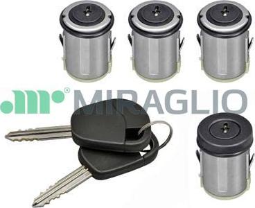 Miraglio 80/1221 - Цилиндр замка autospares.lv