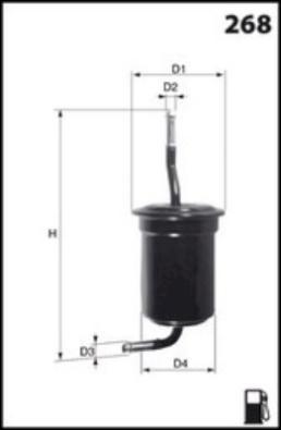 MISFAT E117 - Топливный фильтр autospares.lv