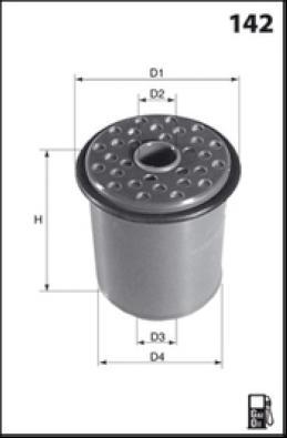 MISFAT F682 - Топливный фильтр autospares.lv