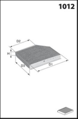 MISFAT HB359C - Фильтр воздуха в салоне autospares.lv