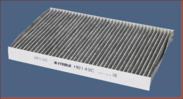 MISFAT HB149C - Фильтр воздуха в салоне autospares.lv