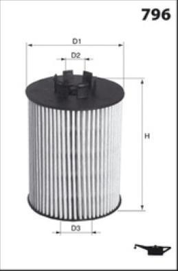 MISFAT L341 - Масляный фильтр autospares.lv