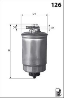 MISFAT M658 - Топливный фильтр autospares.lv