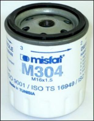 MISFAT M304 - Топливный фильтр autospares.lv