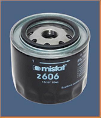MISFAT Z606 - Масляный фильтр autospares.lv