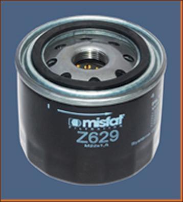 MISFAT Z629 - Масляный фильтр autospares.lv