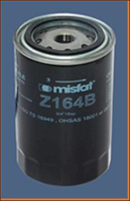 MISFAT Z164B - Масляный фильтр autospares.lv
