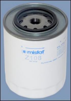 MISFAT Z108 - Масляный фильтр autospares.lv