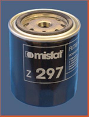 MISFAT Z297 - Масляный фильтр autospares.lv