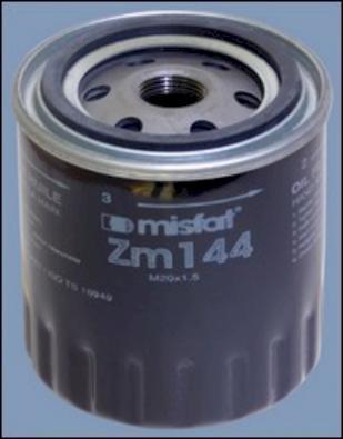 MISFAT ZM144 - Масляный фильтр autospares.lv