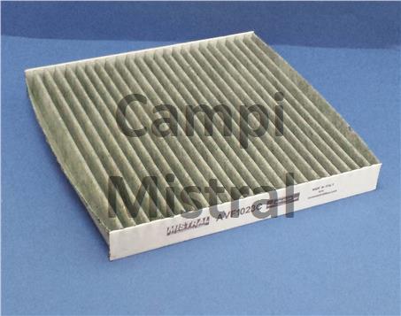 Mistral Filter AVF1023C - Фильтр воздуха в салоне autospares.lv