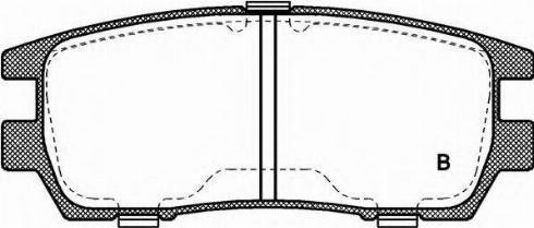 Mitsubishi MZ690170 - Тормозные колодки, дисковые, комплект autospares.lv