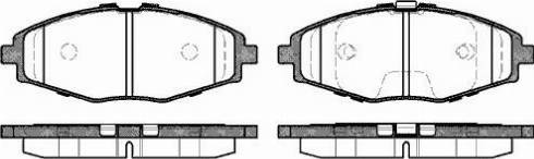 MK Kashiyama D11144 - Тормозные колодки, дисковые, комплект autospares.lv