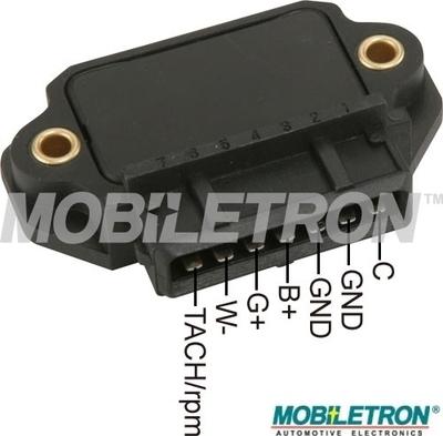 Mobiletron IG-B002H - Коммутатор, система зажигания autospares.lv