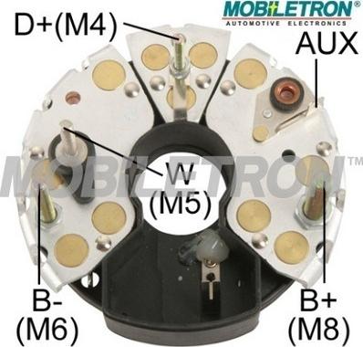 Mobiletron RB-66H - Выпрямитель, диодный мост, генератор autospares.lv