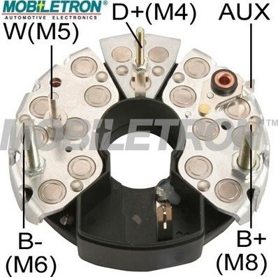 Mobiletron RB-62H - Выпрямитель, диодный мост, генератор autospares.lv