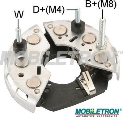 Mobiletron RB-17H - Выпрямитель, диодный мост, генератор autospares.lv