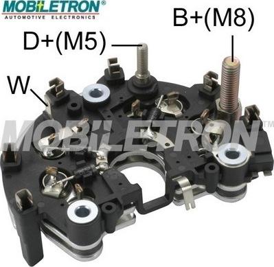 Mobiletron RB-30H - Выпрямитель, диодный мост, генератор autospares.lv