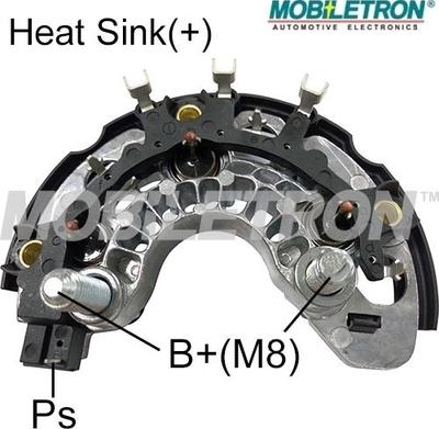 Mobiletron RD-44 - Выпрямитель, диодный мост, генератор autospares.lv