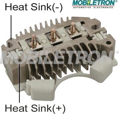 Mobiletron RD-13HV - Выпрямитель, диодный мост, генератор autospares.lv