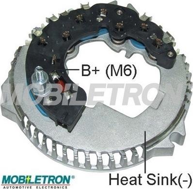 Mobiletron RF-053 - Выпрямитель, диодный мост, генератор autospares.lv