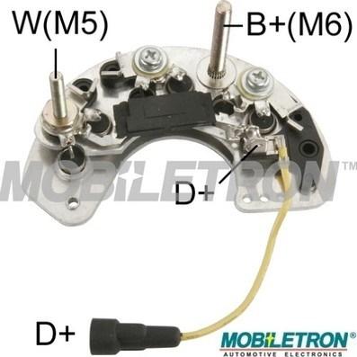 Mobiletron RL-06H - Выпрямитель, диодный мост, генератор autospares.lv