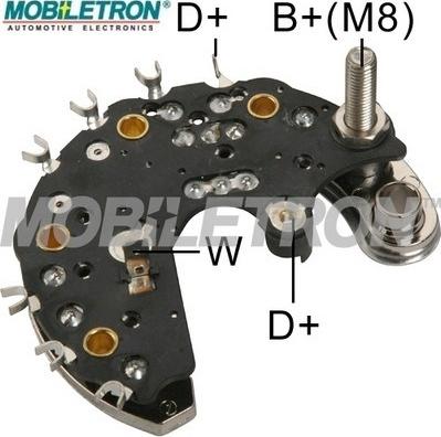 Mobiletron RP-15 - Выпрямитель, диодный мост, генератор autospares.lv