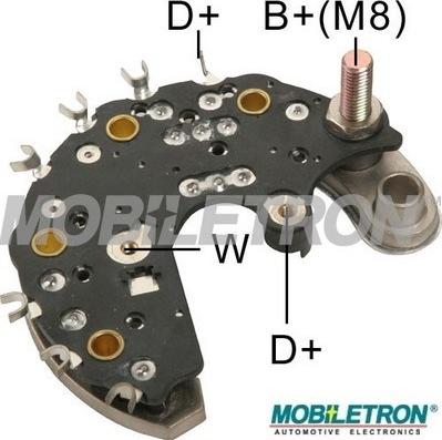 Mobiletron RP-37 - Выпрямитель, диодный мост, генератор autospares.lv