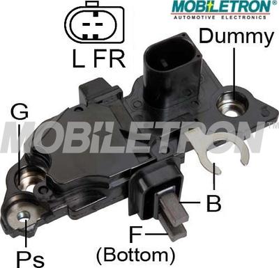 Mobiletron VR-B254 - Регулятор напряжения, генератор autospares.lv