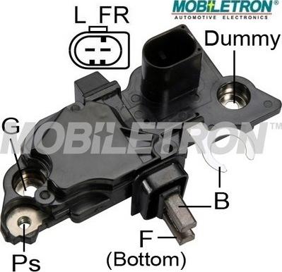 Mobiletron VR-B255 - Регулятор напряжения, генератор autospares.lv