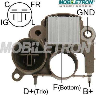 Mobiletron VR-H2009-40 - Регулятор напряжения, генератор autospares.lv