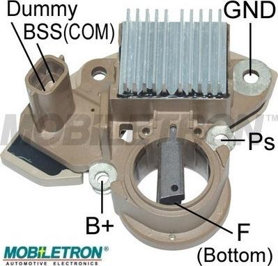 Mobiletron VR-H2009-164 - Регулятор напряжения, генератор autospares.lv