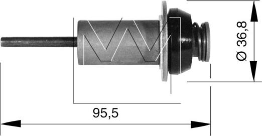 Monark 096944002 - Ремкомплект, стартер autospares.lv