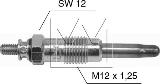 Monark 090 506 041 - Свеча накаливания autospares.lv