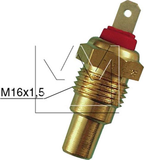 Monark 090600631 - Датчик, температура охлаждающей жидкости autospares.lv