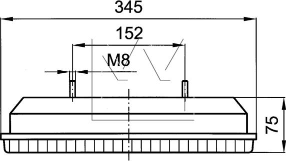 Monark 098212756 - Задний фонарь autospares.lv