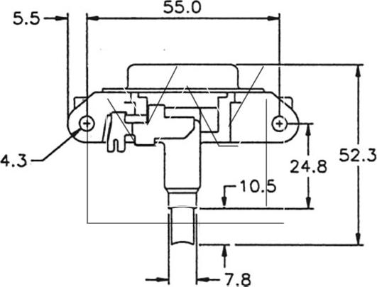 Monark 082966551 - Регулятор напряжения, генератор autospares.lv