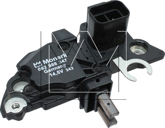 Monark 082988347 - Регулятор напряжения, генератор autospares.lv