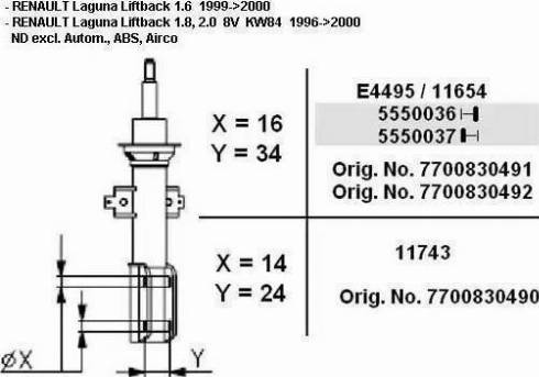 Monroe E4872 - Амортизатор autospares.lv