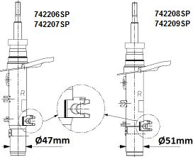 Monroe 742209SP - Амортизатор autospares.lv