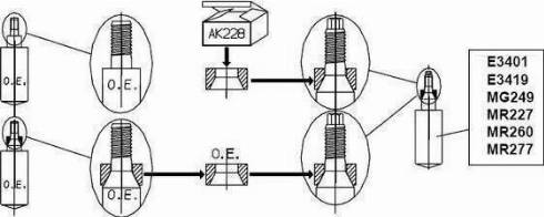 Monroe E3419 - Амортизатор autospares.lv