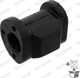 Monroe L15L09 - Сайлентблок, рычаг подвески колеса autospares.lv