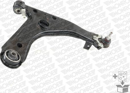 Monroe L29537 - Рычаг подвески колеса autospares.lv