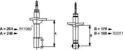 Monroe S4263 - Амортизатор autospares.lv