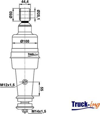 Montcada 0194045 - Гаситель, крепление кабины autospares.lv