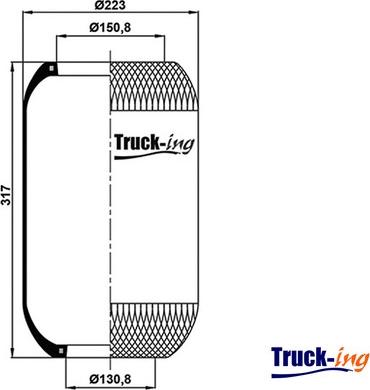 Montcada 0291510 - Кожух пневматической рессоры autospares.lv