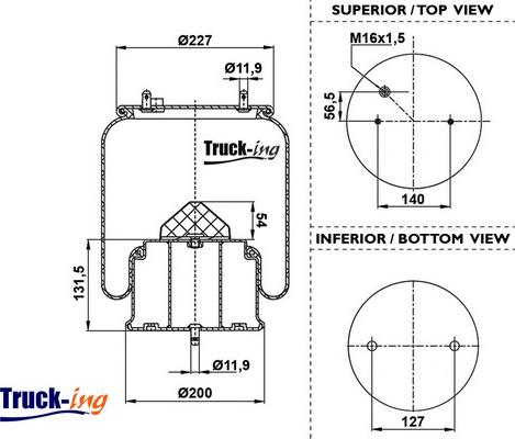 Montcada 0293570 - Кожух пневматической рессоры autospares.lv