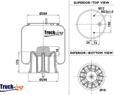 Montcada 0293685 - Кожух пневматической рессоры autospares.lv