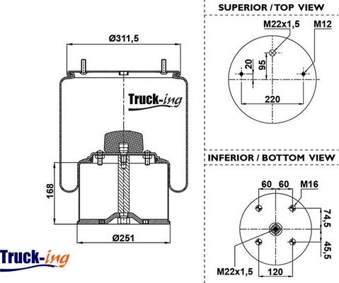 Montcada 0293090 - Кожух пневматической рессоры autospares.lv