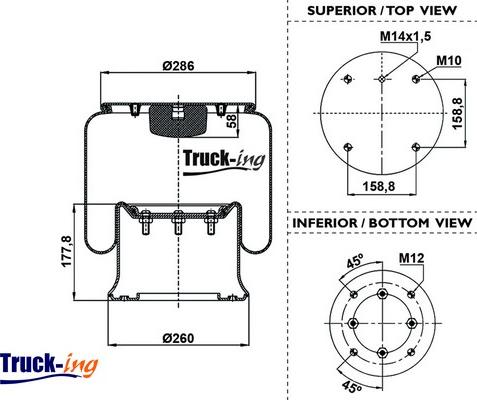 Montcada 0293060 - Кожух пневматической рессоры autospares.lv